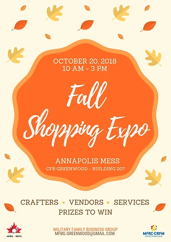 Poster for Fall Shopping Expo