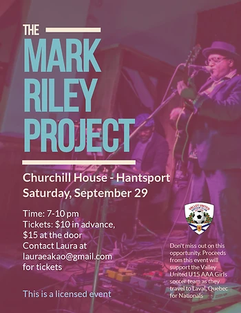 Poster for Mark Riley Project