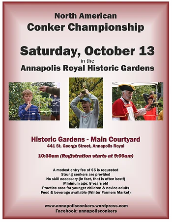 Poster for North American Conkers Championship