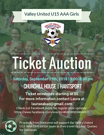 Poster for Ticket Auction