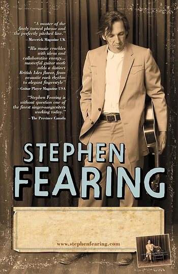 Poster for Stephen Fearing & Erin Costelo