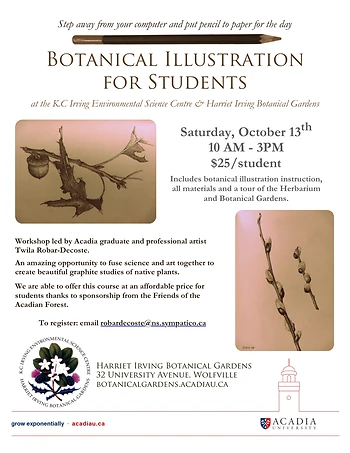 Poster for Botanical Illustration for Students