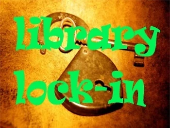Poster for Library Lock-In