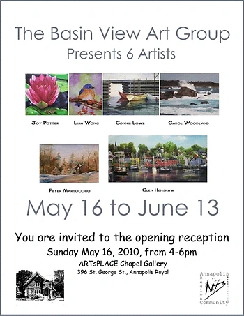 Poster for Basin View Art Group Opening Reception