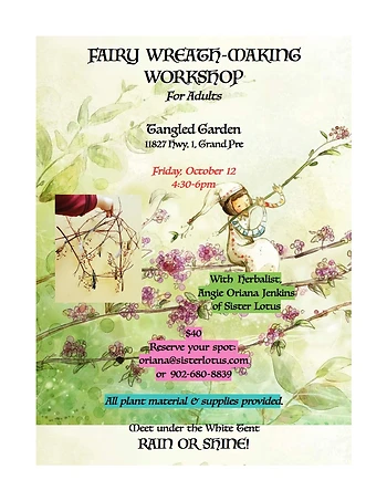 Poster for Fairy Wreath-Making