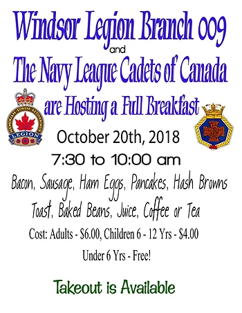 Poster for Community Breakfast