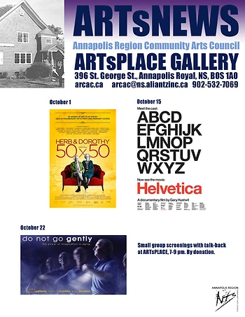 Poster for Helvetica screening with talk back
