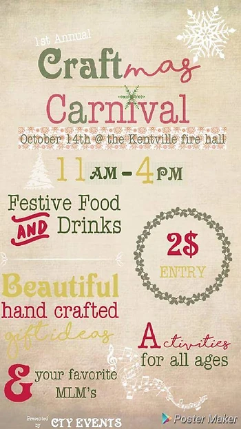 Poster for Craftmas Carnival