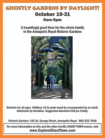 Poster for Ghostly Gardens BY DAYLIGHT
