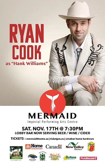 Poster for Ryan Cook as Hank Williams 