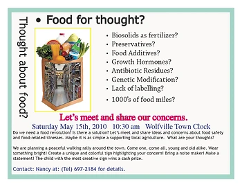 Poster for Food for Thought