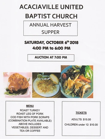 Poster for Harvest Supper