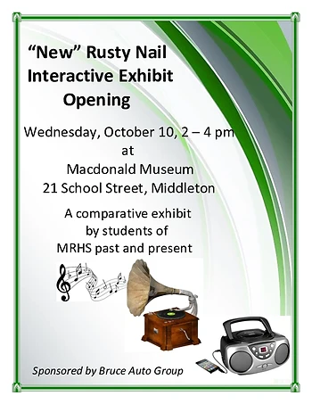Poster for 'New' Rusty Nail Exhibit Opening