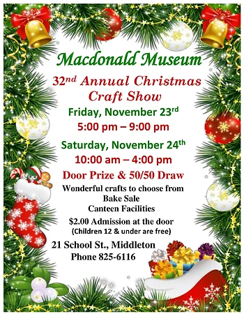 Poster for Christmas Craft Show