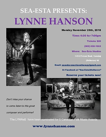 Poster for Uneven Ground with Lynne Hanson