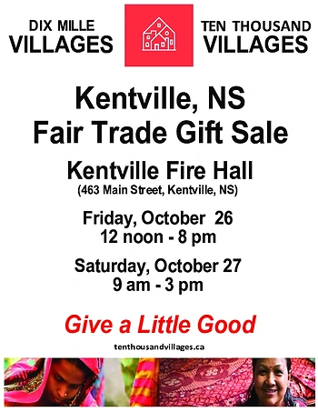 Poster for Fair Trade Gift Sale