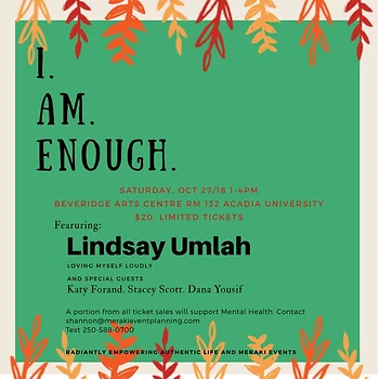 Poster for I Am Enough