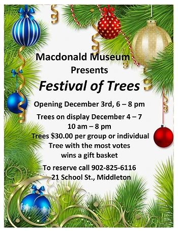 Poster for Festival of Trees
