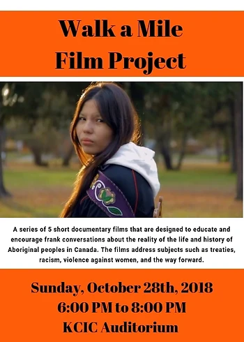 Poster for Walk a Mile Film Project