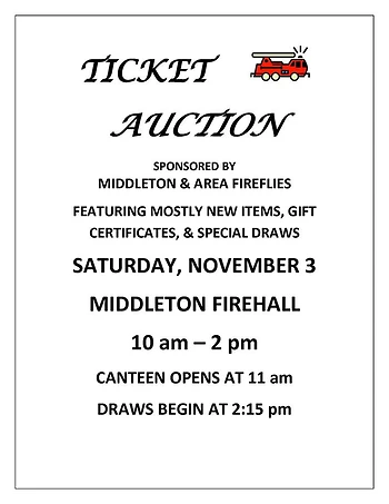 Poster for Ticket Auction
