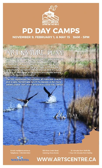 Poster for PD Days - Art and Nature!