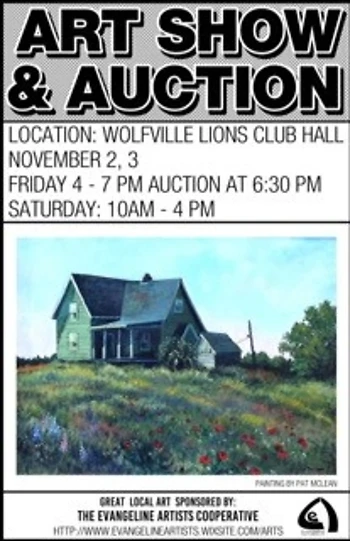 Poster for Art Show and Auction