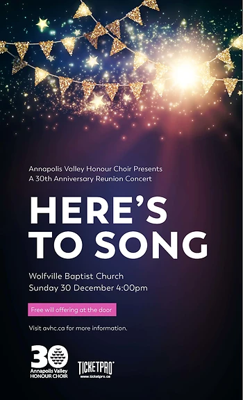 Poster for AVHC Reunion Concert