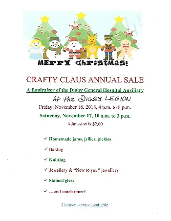 Poster for Crafty Claus Craft Sale