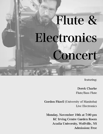 Poster for Flute and Electronics