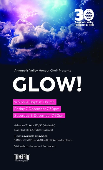 Poster for Annapolis Valley Honour Choir