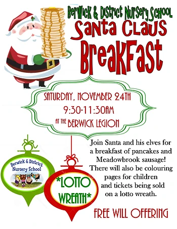 Poster for Breakfast with Santa