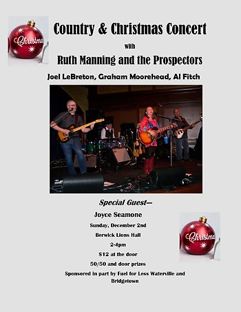 Poster for Country Christmas Concert