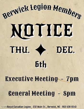 Poster for Lions Meeting