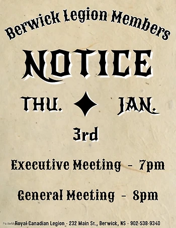 Poster for Lions Meeting