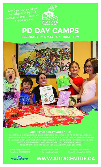 Poster for PD Day Camps