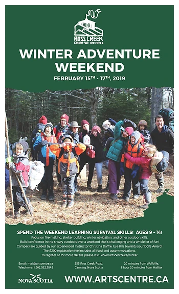 Poster for Winter Adventure Weekend
