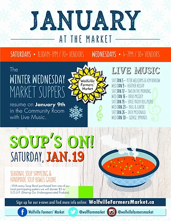 Poster for Community Supper & Market