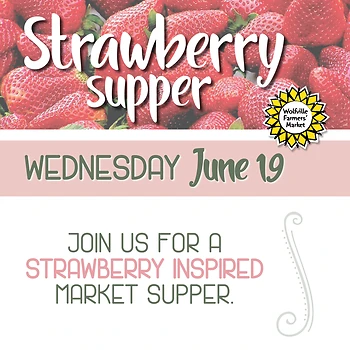 Poster for Strawberry Supper!