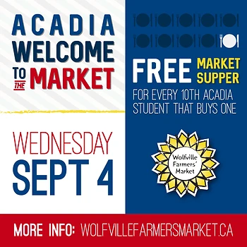 Poster for Acadia Welcome Night