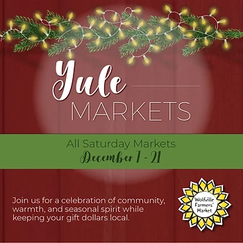 Poster for Yule Farmers Market