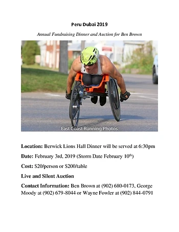 Poster for Dinner & Auction