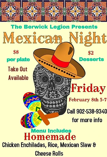 Poster for Mexican Night