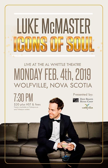 Poster for Luke McMaster & the Icons of Soul