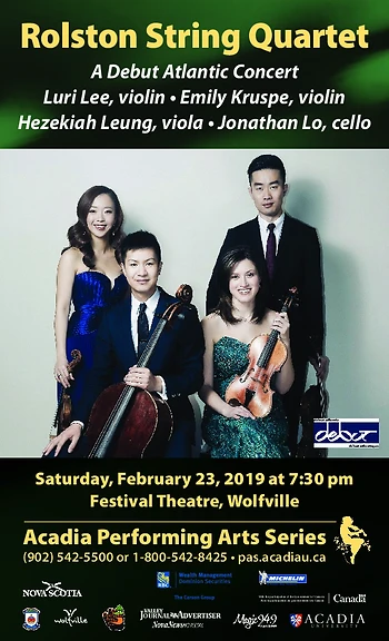 Poster for Rolston String Quartet