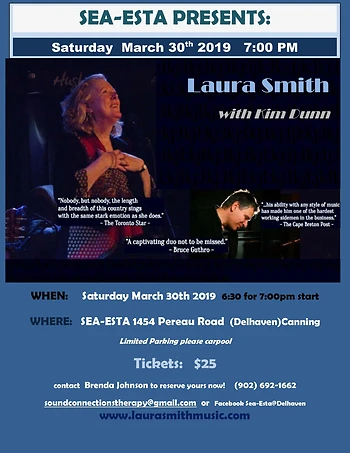 Poster for Laura Smith with Kim Dunn