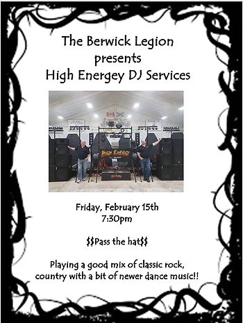 Poster for High Energy DJ Services
