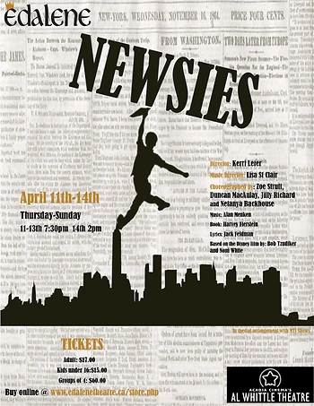 Poster for Newsies (The Musical)