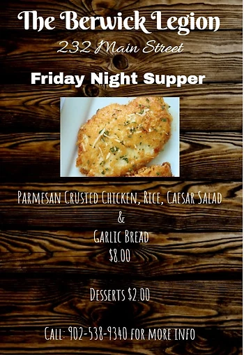 Poster for Friday Night Supper
