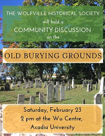 Poster for Community Discussion Old Burying Ground