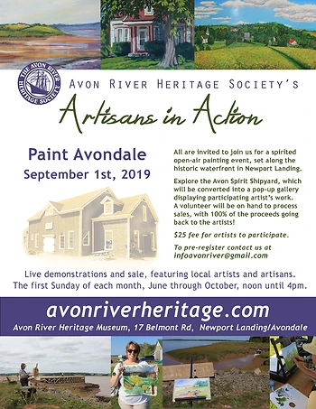 Poster for Artisans in Action - Paint Avondale
